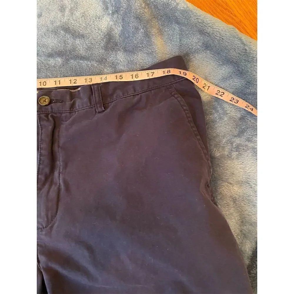 *3/$15 Tommy Hilfiger Men's Chino Shorts Size 40 NAVY Casual Solid - Picture 6 of 10